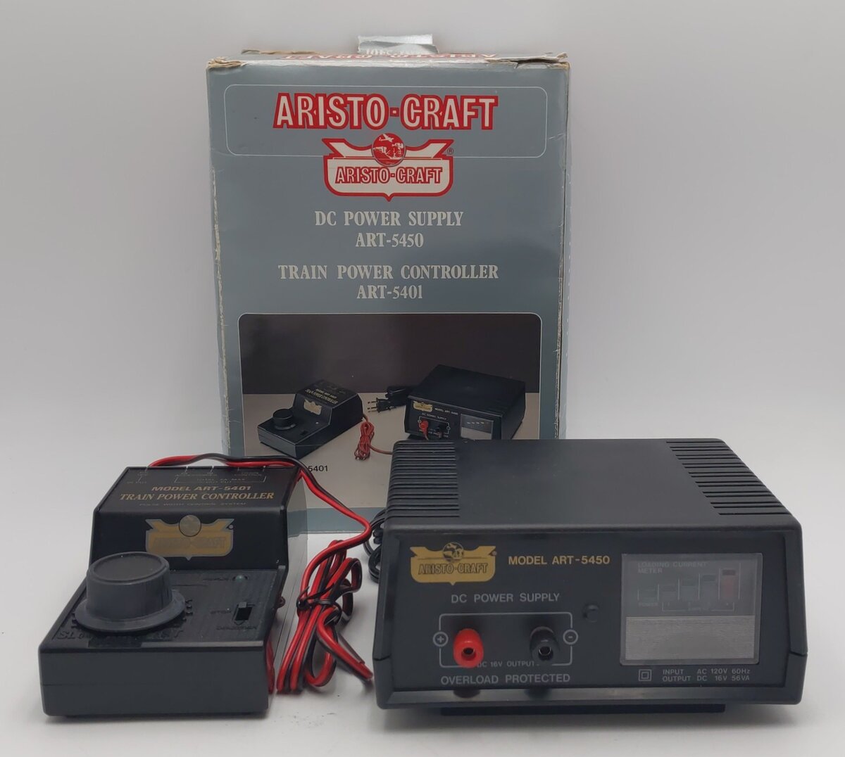 Aristo-Craft 5450/5401 Power Supply w/Throttle LN/Box