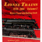 Greenberg 0-89778-189-9 Guide To Lionel Trains 1970-1991 Vol. 1 - LaVoie & Sally LN