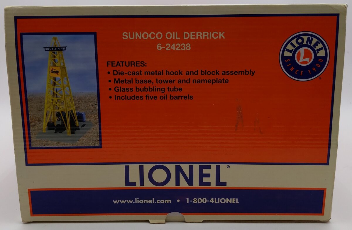 Lionel 6-24238 O Gauge Sunoco Oil Derrick LN/Box
