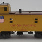 K-Line K617-2111 O Gauge Union Pacific Lighted Steel Sided Smoking Caboose #3552 VG