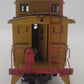K-Line K617-2111 O Gauge Union Pacific Lighted Steel Sided Smoking Caboose #3552 VG