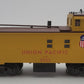 K-Line K617-2111 O Gauge Union Pacific Lighted Steel Sided Smoking Caboose #3552 VG