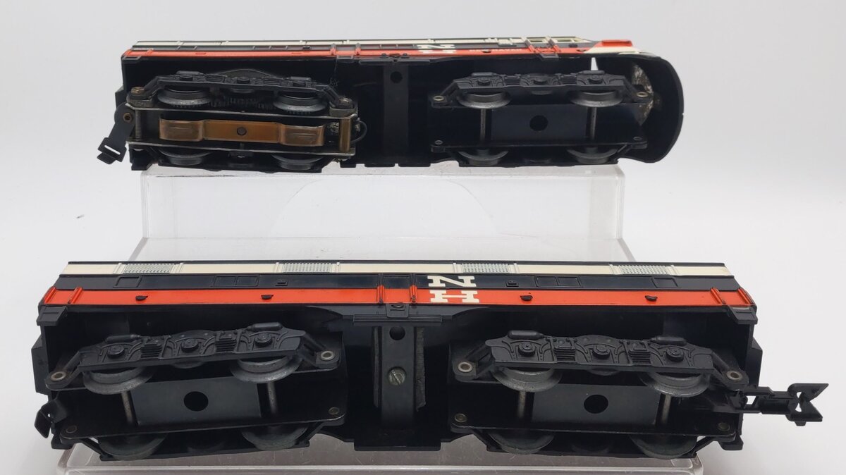 Marx 2002 Vintage O Gauge New Haven AB Diesel Locomotive Set VG
