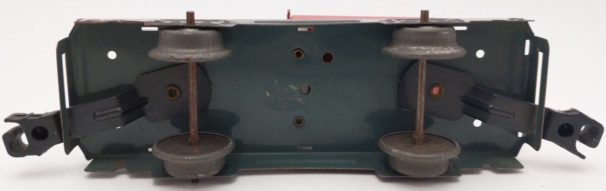 Marx 562 Vintage O Flatcar w/ Silver Dump Truck VG