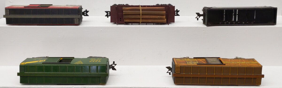 Marx/Other O Gauge Vintage Freight Cars #13549,1950,13079,174580 [5] VG