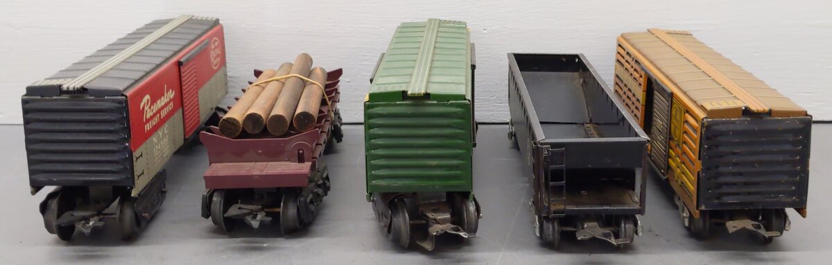 Marx/Other O Gauge Vintage Freight Cars #13549,1950,13079,174580 [5] VG