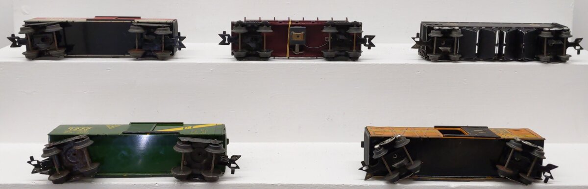 Marx/Other O Gauge Vintage Freight Cars #13549,1950,13079,174580 [5] VG