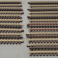 Atlas 6050 O Nickel Silver 10" Straight Track with Brown Ties [11] VG