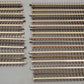 Atlas 6050 O Nickel Silver 10" Straight Track with Brown Ties [11] VG