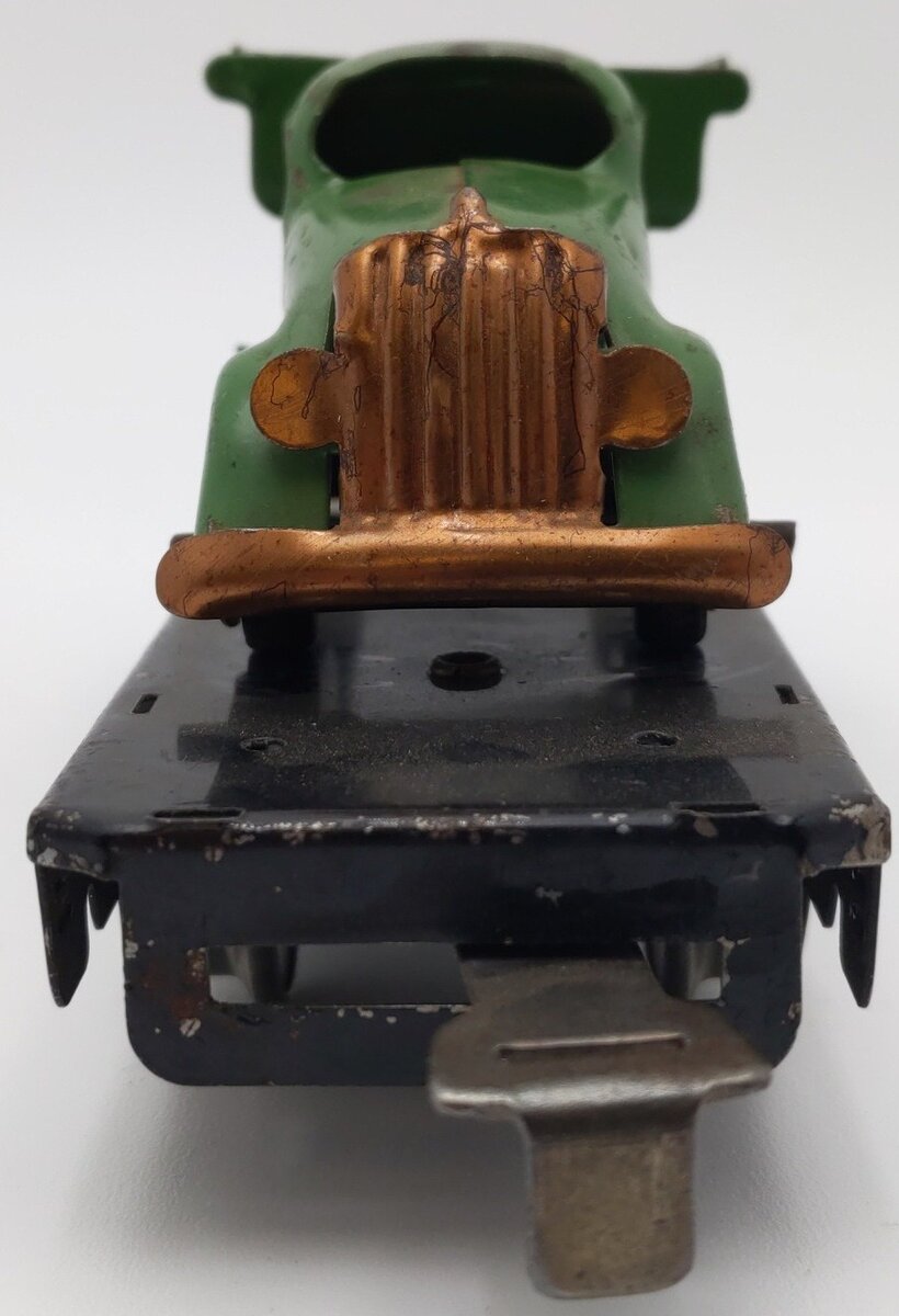 Marx 562 Vintage O Flatcar w/ Green Dump Truck VG