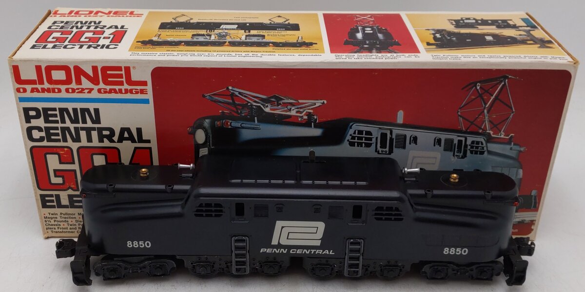 Lionel 6-8550 O Gauge Penn Central GG-1 Electric Locomotive #8850 EX/Box