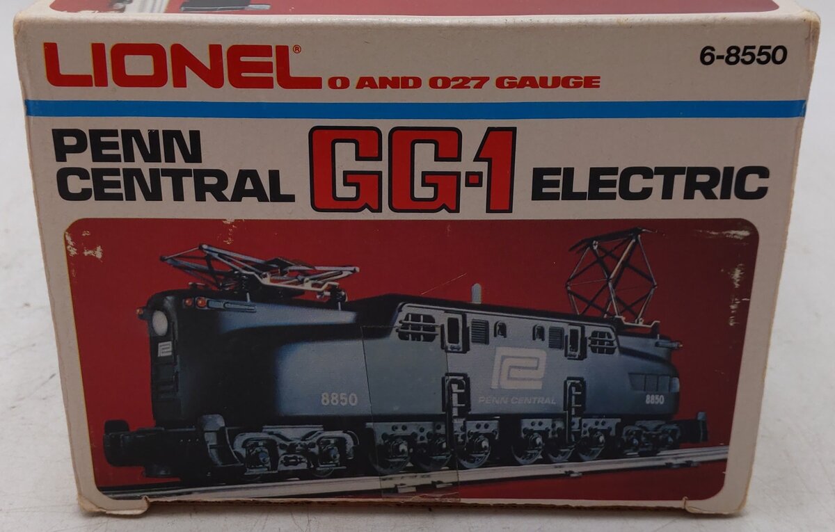 Lionel 6-8550 O Gauge Penn Central GG-1 Electric Locomotive #8850 EX/Box