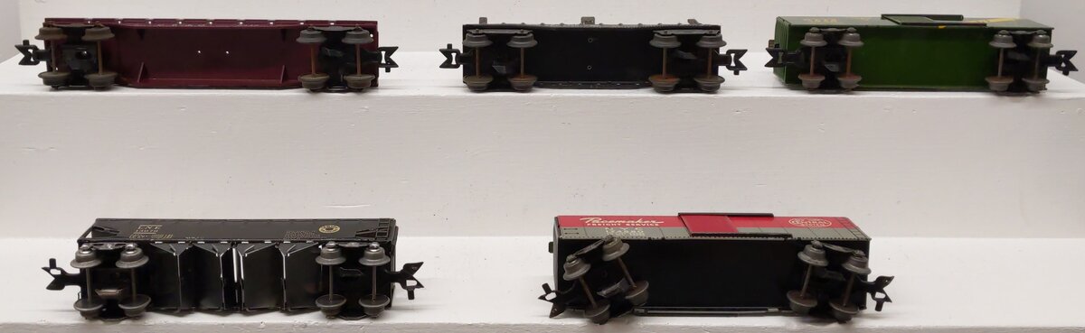 Marx O Gauge Vintage Freight Cars #174580,13079,5545,1950,2700 [5] VG