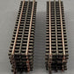 Atlas 6050 O Nickel Silver 10" Straight Track with Brown Ties [12] VG