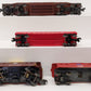 Lionel & MTH O Gauge Assorted Freight Cars: #477954, #9163, #16355, #9233 [4] VG