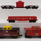 Lionel & MTH O Gauge Assorted Freight Cars: #477954, #9163, #16355, #9233 [4] VG