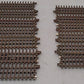 Atlas 6050 O Gauge Nickel Silver 10" Straight Track W/Brown Ties [13] VG