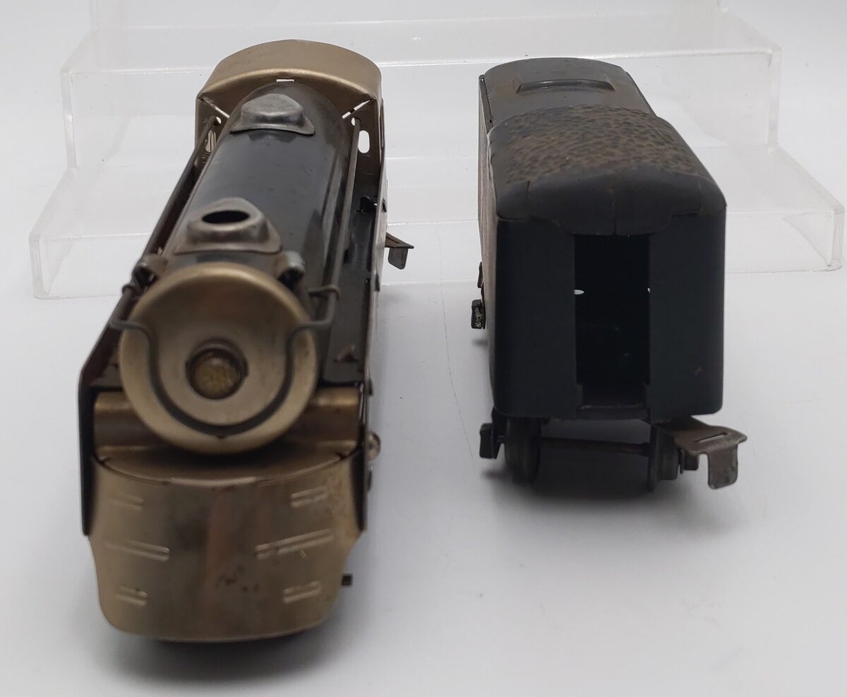 Marx 397 Vintage O Gauge Canadian Pacific Steam Locomotive and Tender #3000 VG