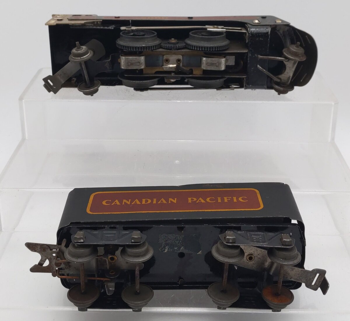 Marx 397 Vintage O Gauge Canadian Pacific Steam Locomotive and Tender #3000 VG
