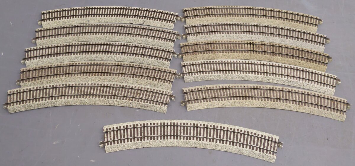 S-Helper S Gauge Assorted Straight & Curved Track Sections [27] VG