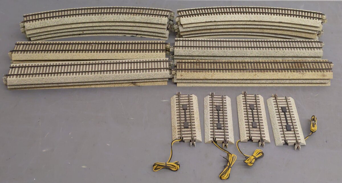 S-Helper S Gauge Assorted Straight & Curved Track Sections [27] VG