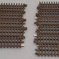 Atlas 6050 O Gauge Nickel Silver 10" Straight Track W/Brown [11] VG