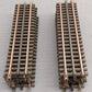 Atlas 6050 O Gauge Nickel Silver 10" Straight Track W/Brown [11] VG
