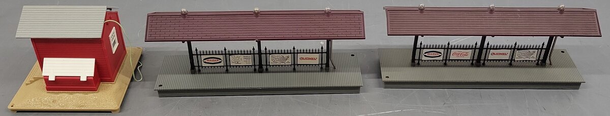 Lionel O Gauge Assorted Accessories; 6-12748 x 2, 6-2127 [3] VG/Box