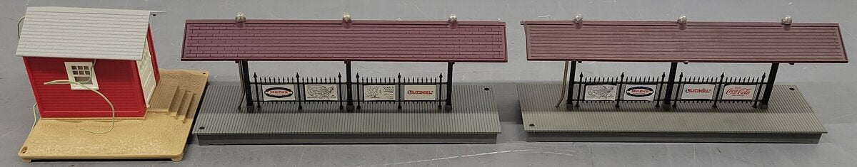 Lionel O Gauge Assorted Accessories; 6-12748 x 2, 6-2127 [3] VG/Box