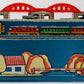 Vintage Tin-Plate Lithographed Train City Town Park USSR/Russia Wind-Up Toy LN/Box