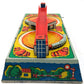 Vintage Tin-Plate Lithographed Train City Town Park USSR/Russia Wind-Up Toy LN/Box