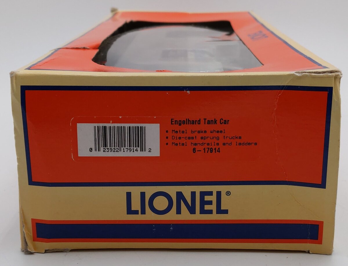 Lionel 6-17914 O Gauge Engelhard Unibody Tank Car #65374 EX/Box
