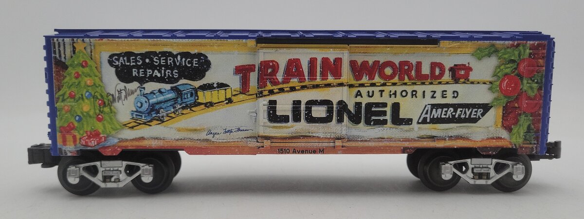 Lionel 2138240 O Gauge Angela Trotta Thomas Trainworld Boxcar - SIGNED EX