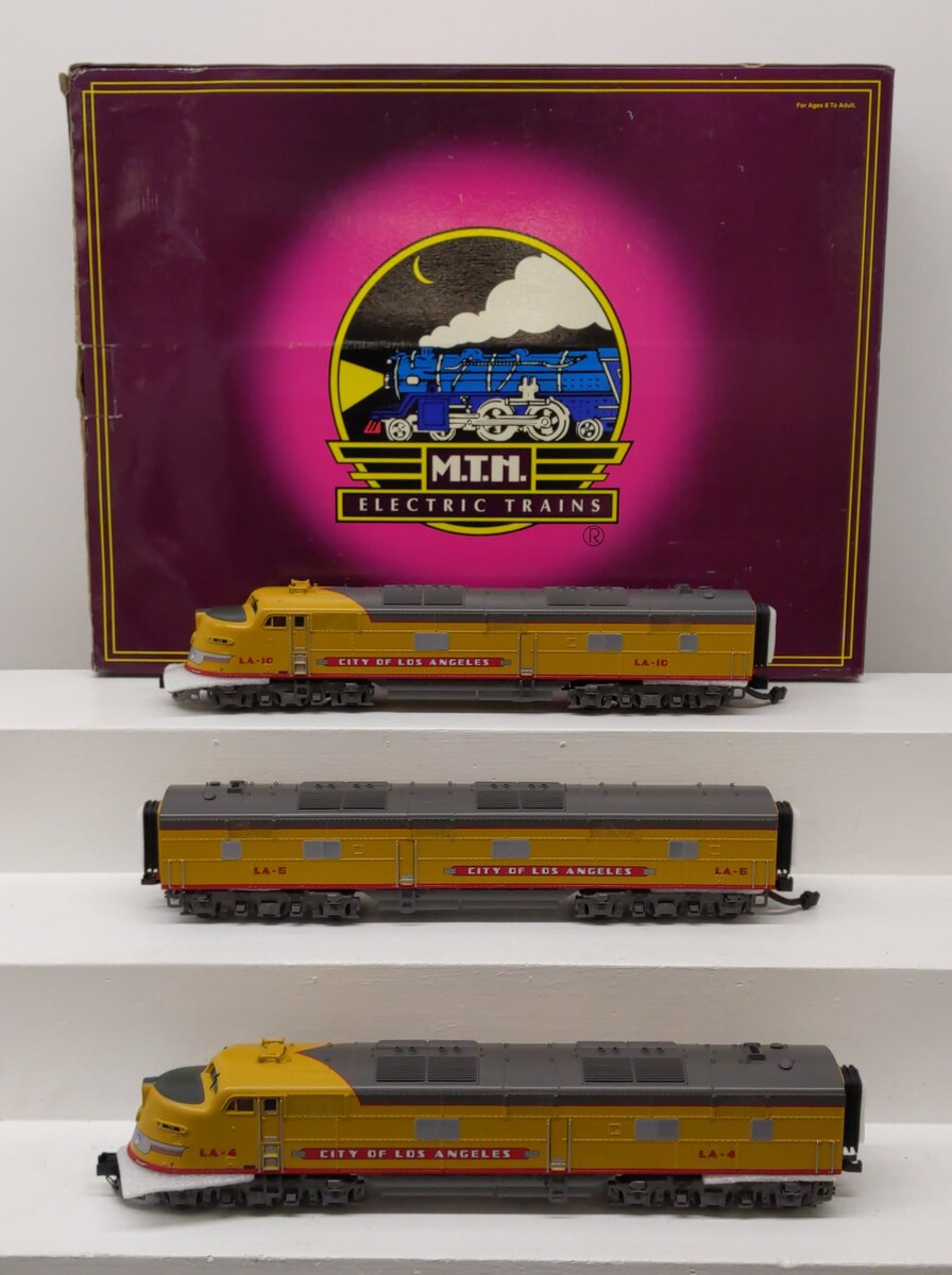 MTH 20-2451-1 Union Pacific E-6 ABA Diesel Engine Set w/PS 2.0 #LA-4/LA-5/LA-10 EX/Box