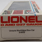 Lionel 6-9438 O Gauge Ontario Northland Box Car LN/Box