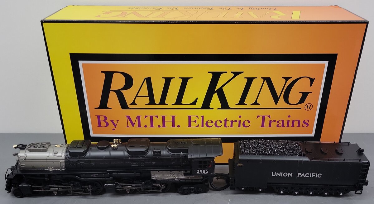 MTH 30-1541-1 O Gauge UP 4-6-6-4 Imperial Challenger Steam Engine w/PS2 #3985 EX/Box