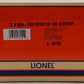 Lionel 6-38155 O Spirit of the Century Non-Powered F3A Diesel Locomotive #1900 EX/Box