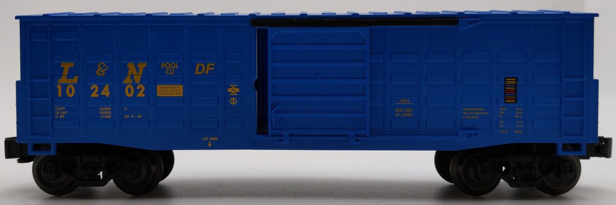 Lionel 6-15013 O Gauge Louisville & Nashville Waffle-Sided Boxcar #102402 LN/Box