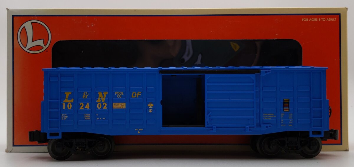 Lionel 6-15013 O Gauge Louisville & Nashville Waffle-Sided Boxcar #102402 LN/Box