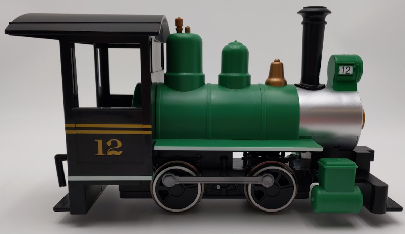 Bachmann 91498 G Gauge Short Line Railroad 0-4-0 Steam Locomotive #12 EX/Box