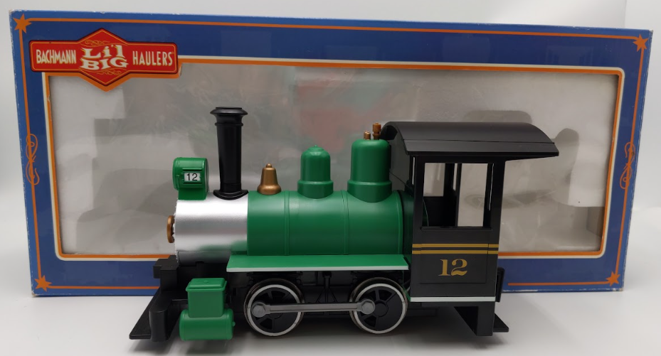 Bachmann 91498 G Gauge Short Line Railroad 0-4-0 Steam Locomotive #12 EX/Box