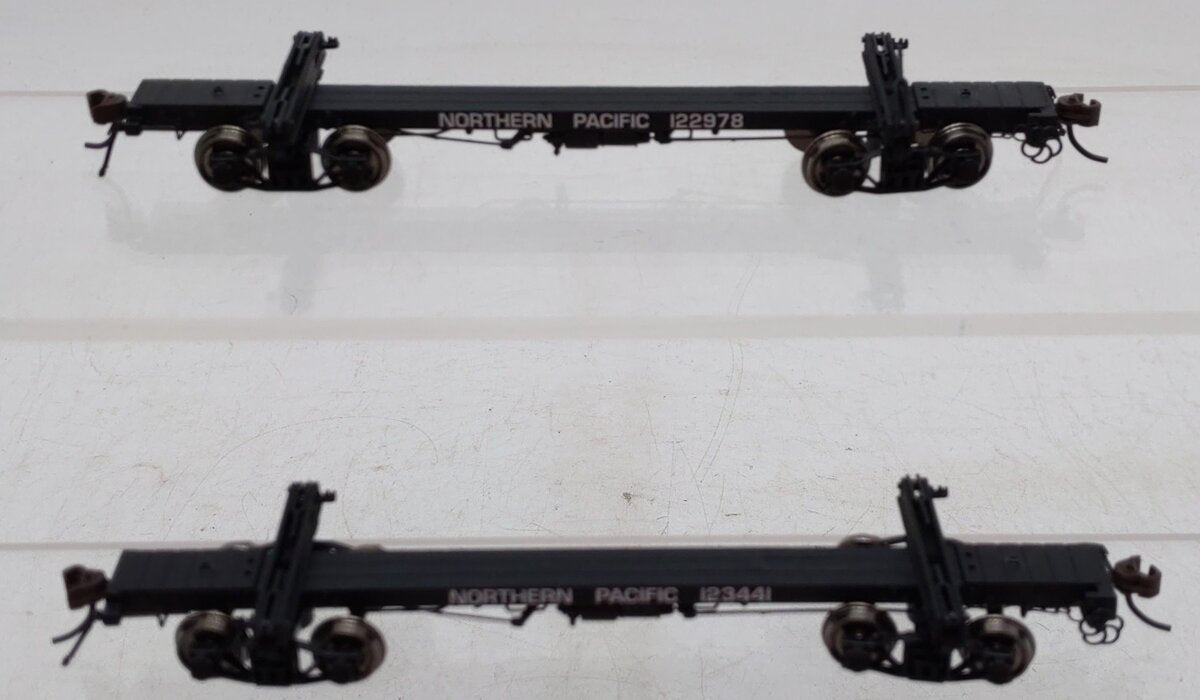 Rivarossi HR6016 HO Gauge Northern Pacific Log Car (Pack Of 2) EX/Box