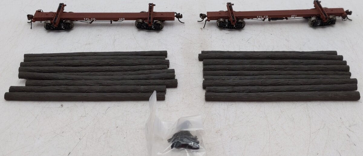 Rivarossi R2296 HO Pacific Lumber Company Log 2-Car Set EX/Box