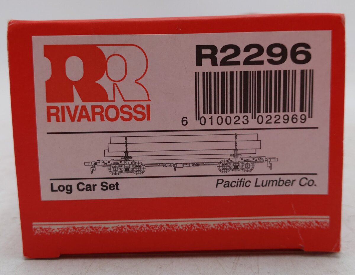 Rivarossi R2296 HO Pacific Lumber Company Log 2-Car Set EX/Box