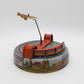 Marx Honeymoon Flyers Wind-up Toy VG