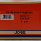 Lionel 6-38154 Spirit of the Century Powered F3 Diesel Locomotive #1900 EX/Box