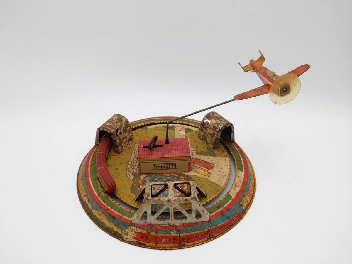 Marx Honeymoon Express Wind-up Toy VG