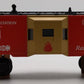 Lionel 6-16804 O Gauge Lionel Railroader Club Bay Window Caboose #16804 EX/Box