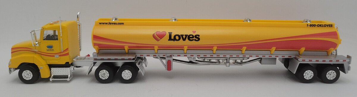 Gemini CP8163 1:43 Love's Diecast 60th Anniversary Tanker Truck EX