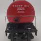 MTH 30-73657 O Gauge Donald J. Trump Modern Tank Car #2024 LN/Box